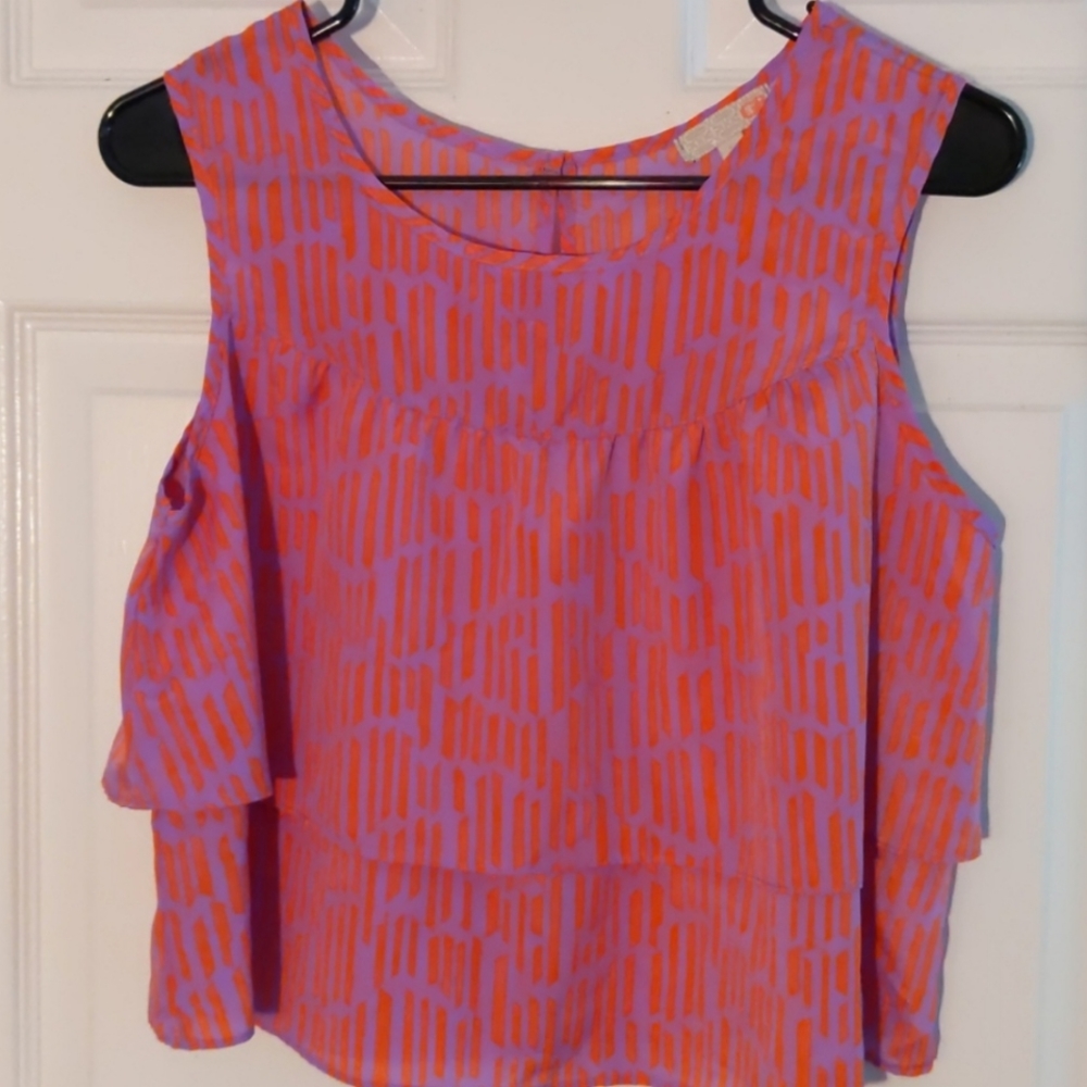 Gianni Bini Sleeveless Crop Top . Size S